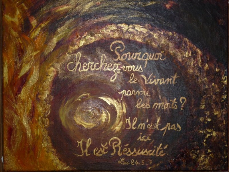 Résurrection. © Alexa Cohen Toile acrylique, 30x40cm 