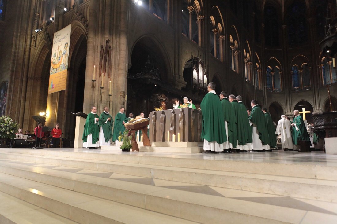 Messe à Notre-Dame de Paris. © Yannick Boschat / Diocèse de Paris.