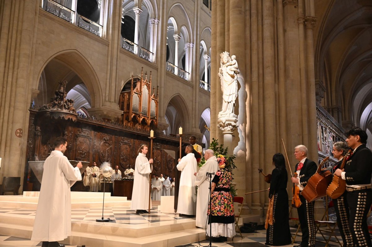 Fête de Notre Dame de Guadalupe 2024. © Marie-Christine Bertin / Diocèse de Paris.