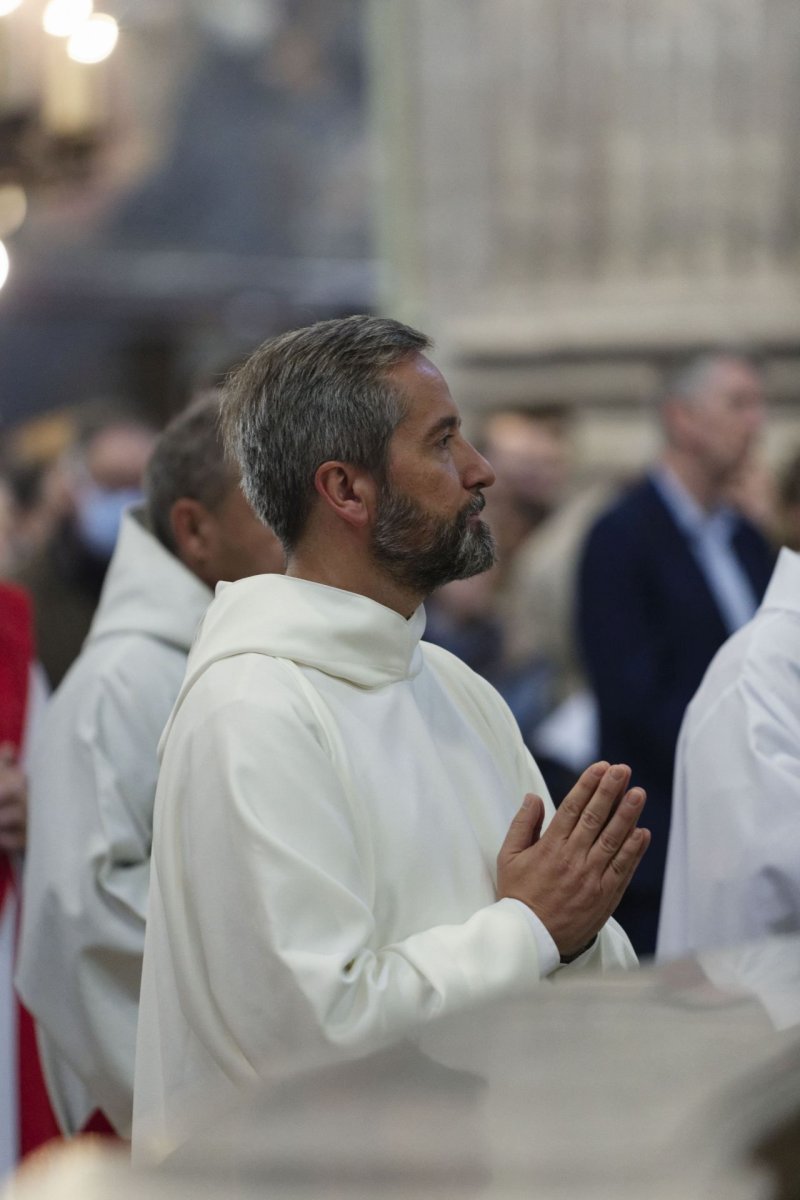 Ordinations des diacres permanents 2022. © Yannick Boschat / Diocèse de Paris.