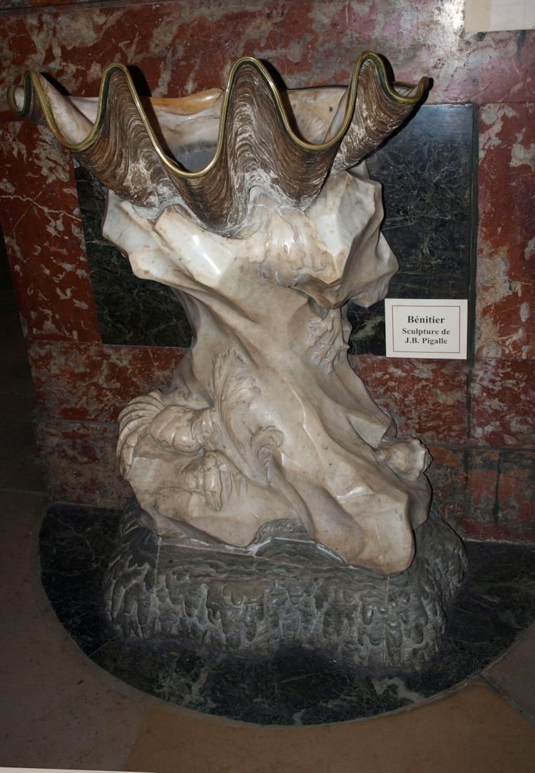 Bénitier de Pigalle à Saint Sulpice. © C.D.A.S..