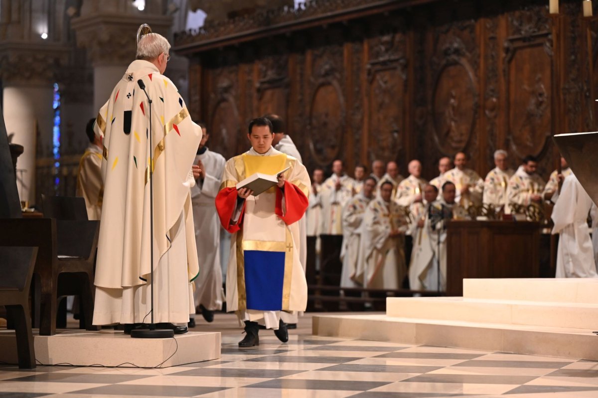 Messe pour l'anniversaire de la Faculté Notre-Dame, du Séminaire de (…). © Marie-Christine Bertin / Diocèse de Paris.