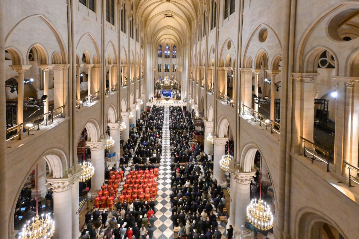 Office de réouverture de Notre-Dame de Paris. © Julio Piatti / Notre-Dame de Paris.