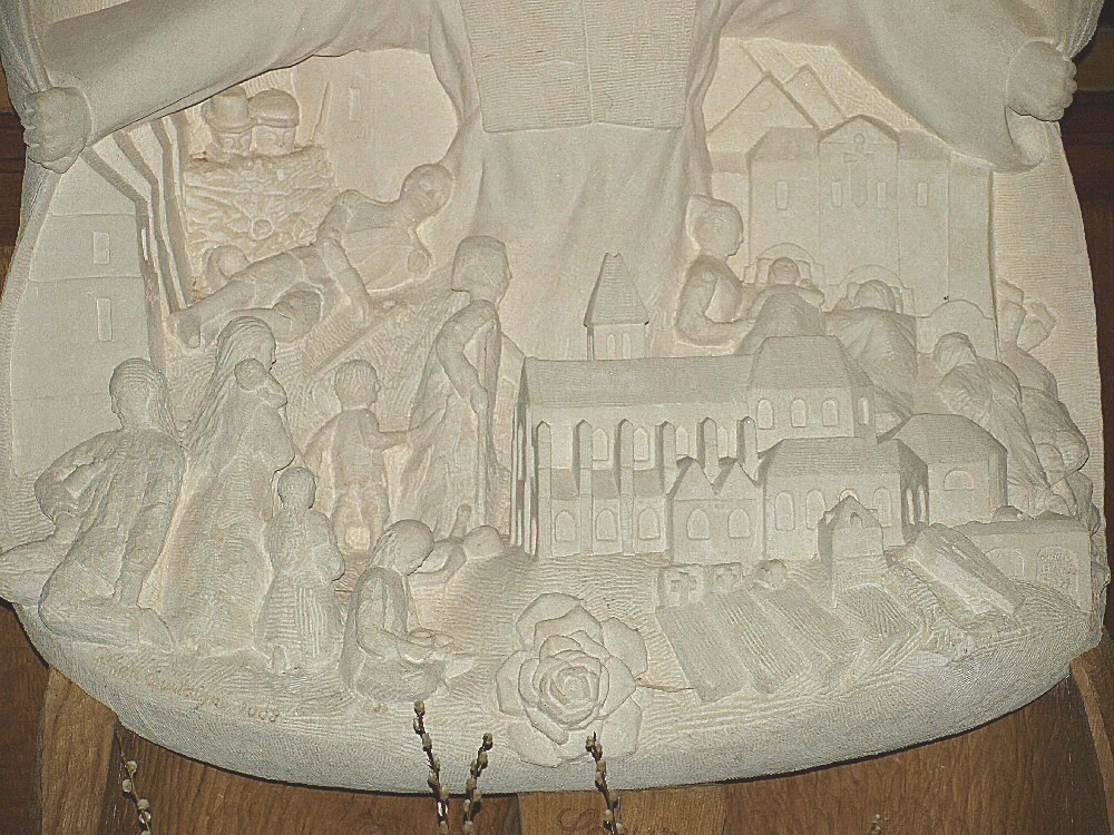 Sculpture de l'église Saint-Médard. © C. D. A. S.
