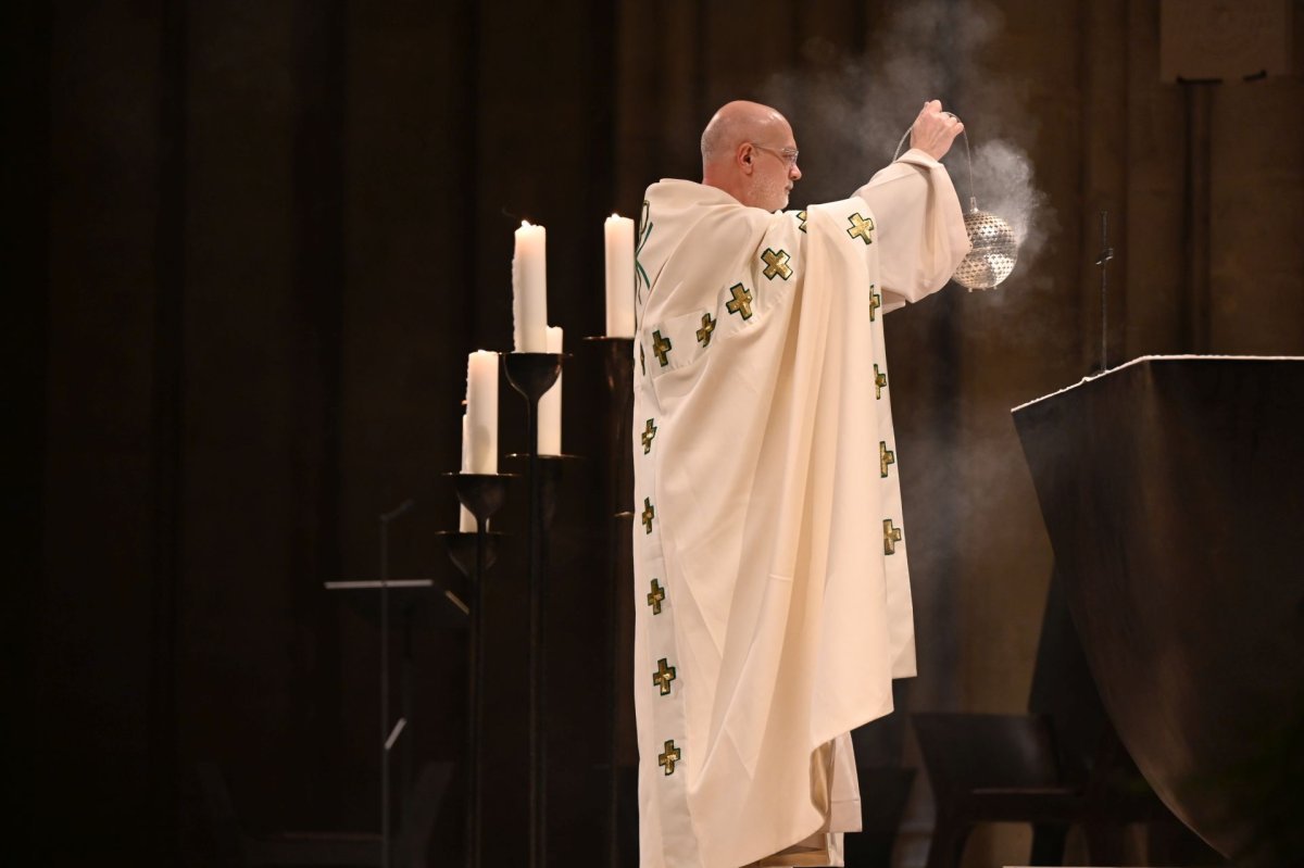 Vêpres du samedi 14 décembre 2024 à Notre-Dame de Paris. © Marie-Christine Bertin / Diocèse de Paris.