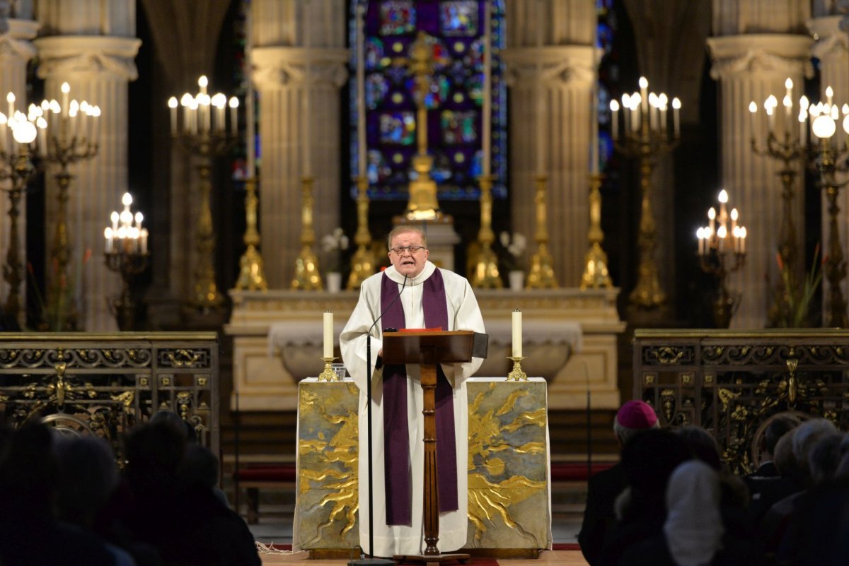 Conférence de carême de Notre-Dame de Paris du 26 février 2023. © Marie-Christine Bertin / Diocèse de Paris.