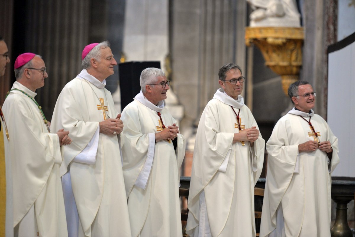 Rassemblement de réception des contributions synodales. © Marie-Christine Bertin / Diocèse de Paris.