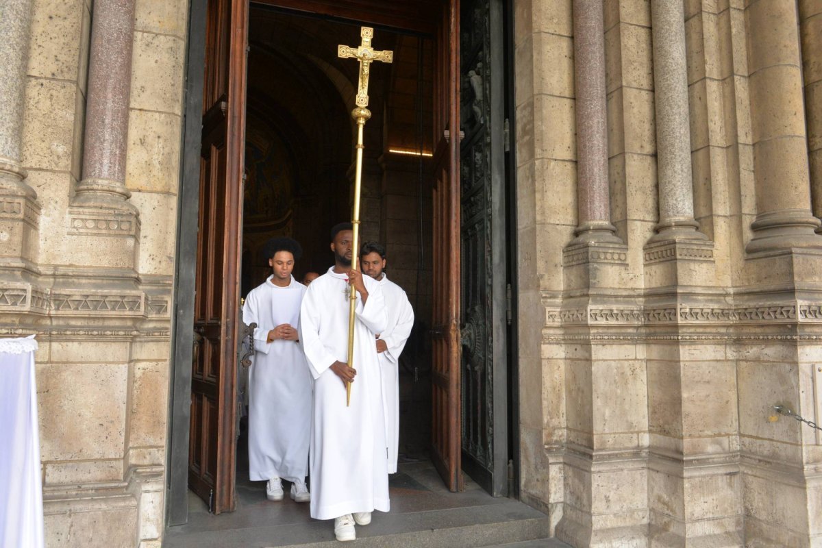 Fête-Dieu au Sacré-Cœur de Montmartre. © Marie-Christine Bertin / Diocèse de Paris.