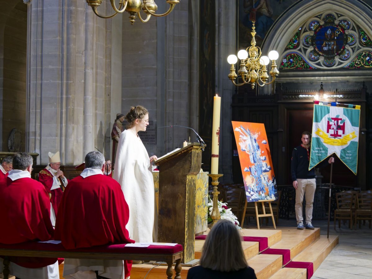 Mémoire des 50 martyrs de l'apostolat à Saint-Germain l'Auxerrois. © Yannick Boschat / Diocèse de Paris.