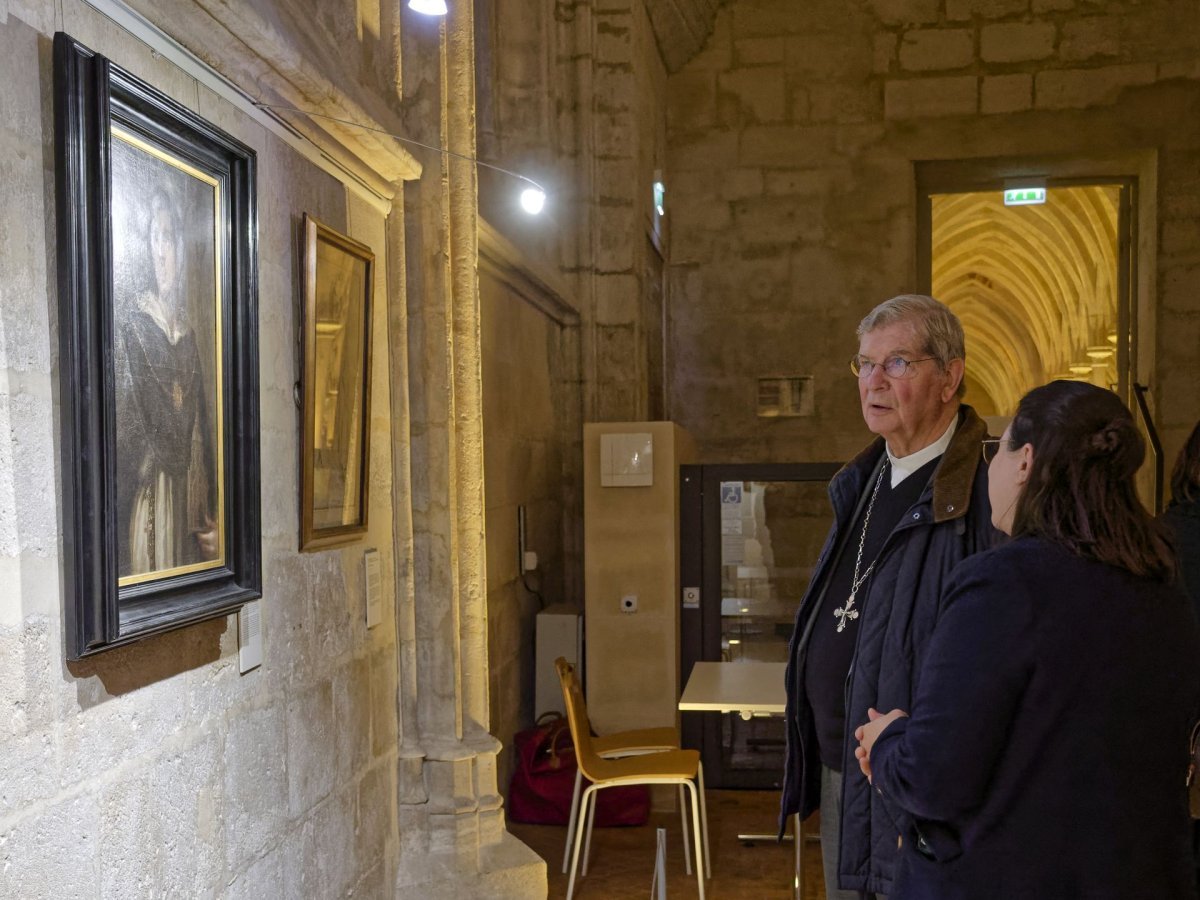 Vernissage de l'exposition “Un patrimoine méconnu”. © Yannick Boschat / Diocèse de Paris.