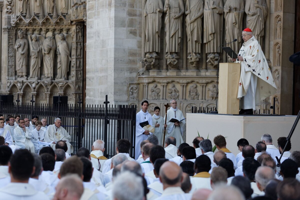 Homélie du cardinal André Vingt-Trois. © Yannick Boschat / Diocèse de Paris.