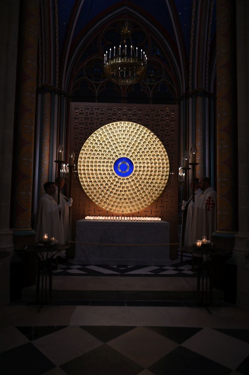 Retour de la Couronne d'épines à Notre-Dame de Paris. © Marie-Christine Bertin / Diocèse de Paris.