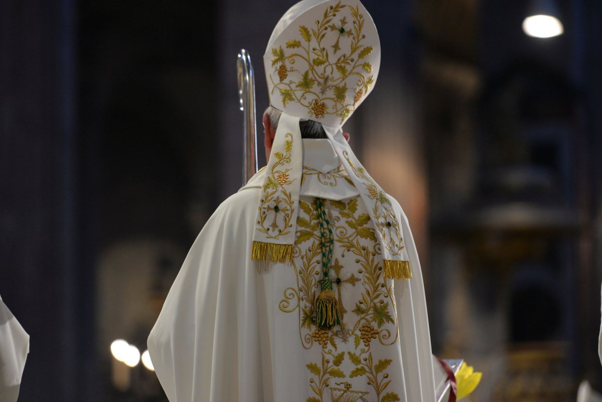 Accueil de Mgr Laurent Ulrich, archevêque de Paris. © Marie-Christine Bertin / Diocèse de Paris.