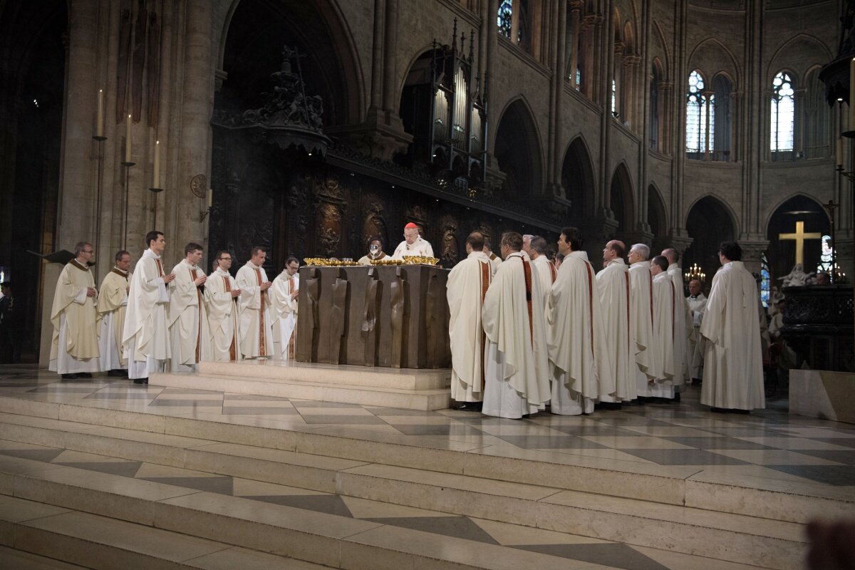 Liturgie eucharistique. © Yannick Boschat / Diocèse de Paris.