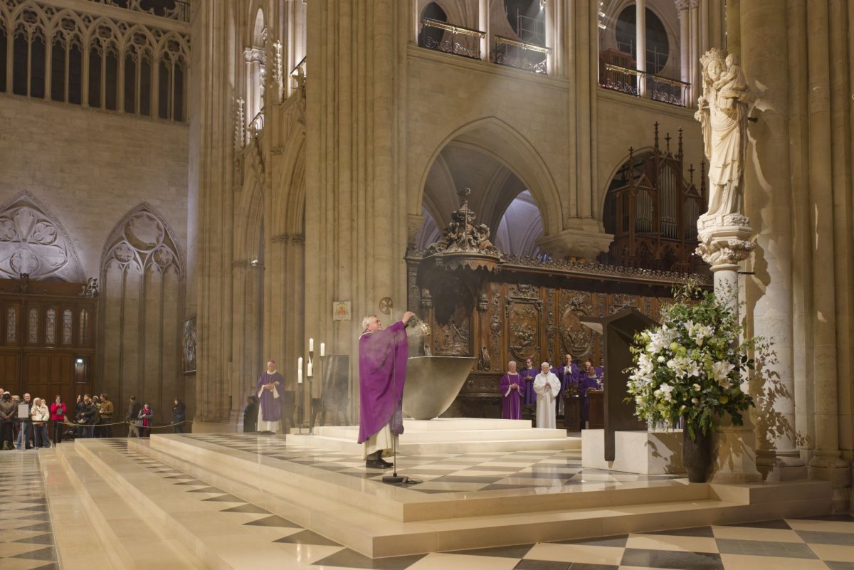 Messe à l'intention du cardinal André Vingt-Trois, archevêque émérite (…). © Yannick Boschat / Diocèse de Paris.
