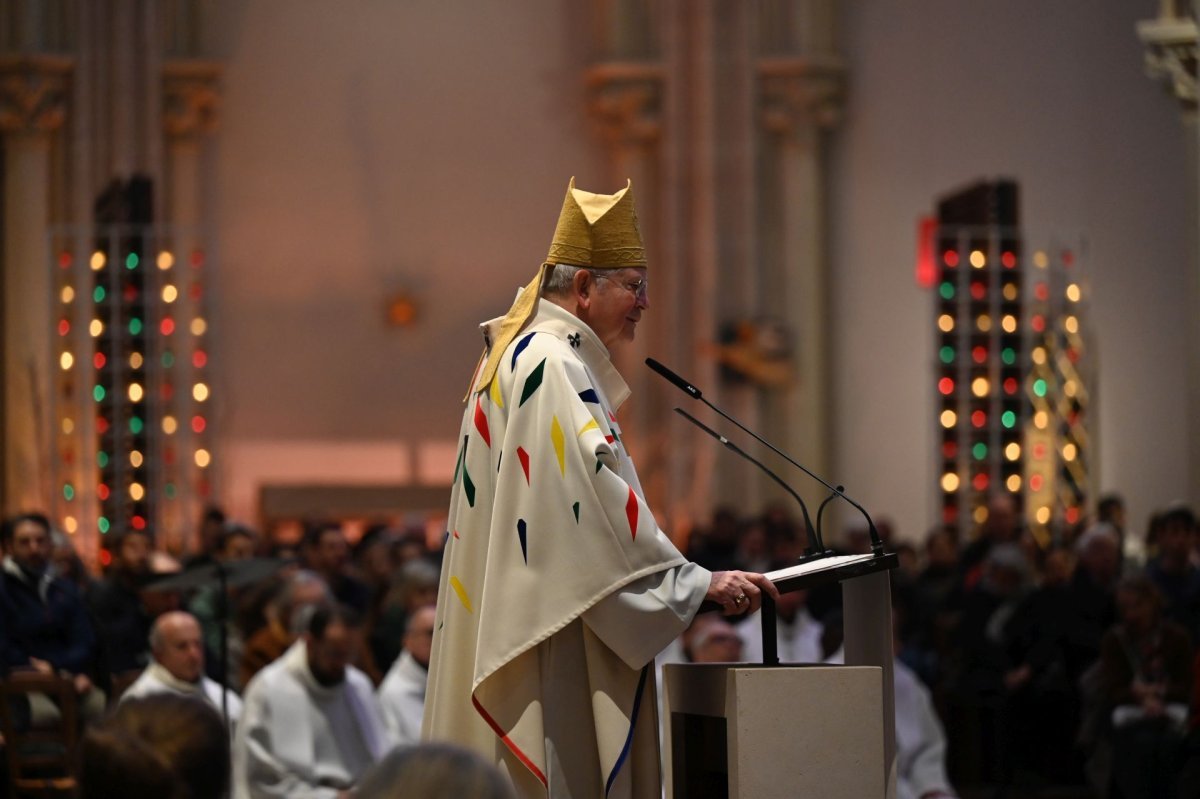 Messe à Saint-Ignace. © Marie-Christine Bertin / Diocèse de Paris.
