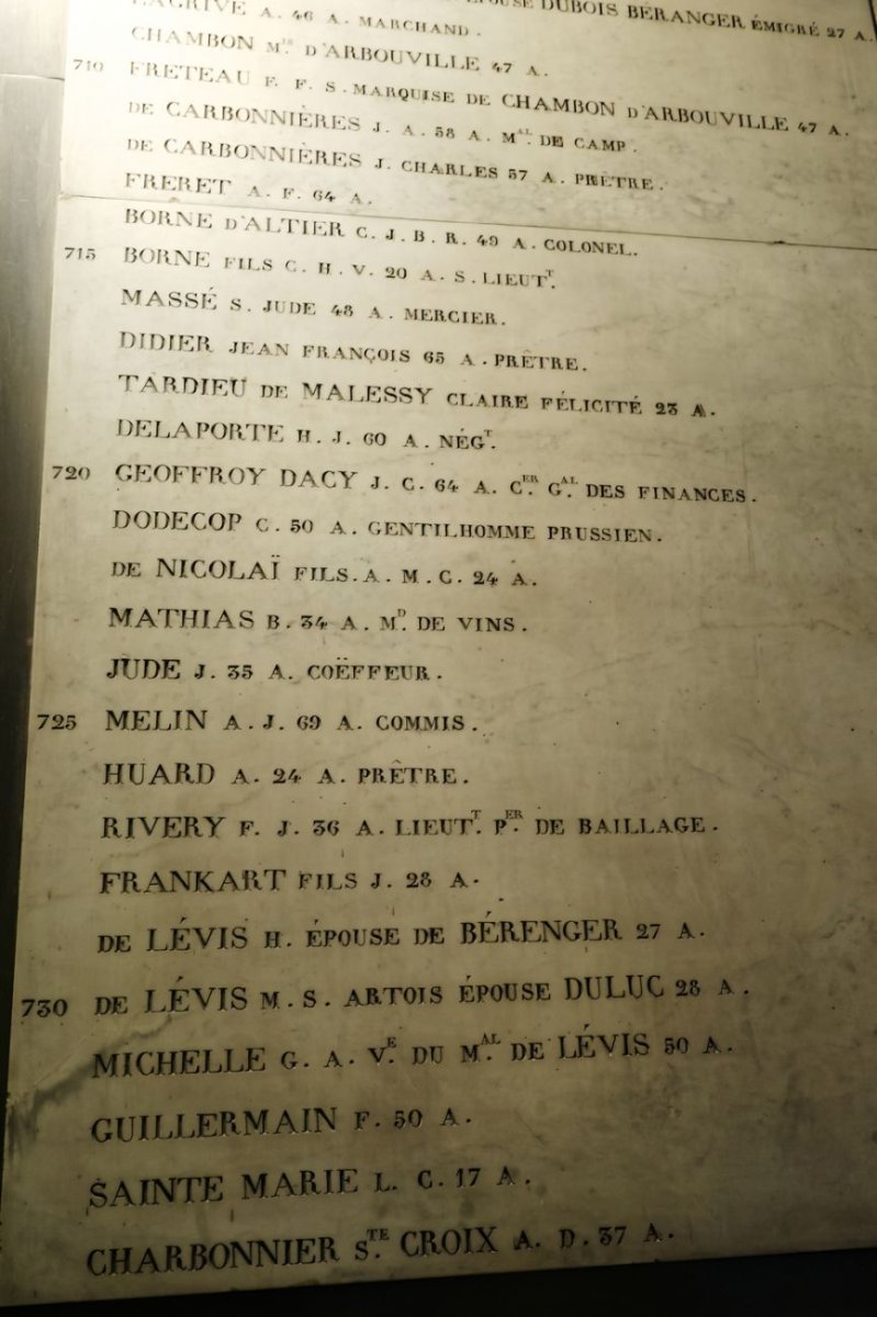 Détail de la liste des défunts. © Trung Hieu Do.
