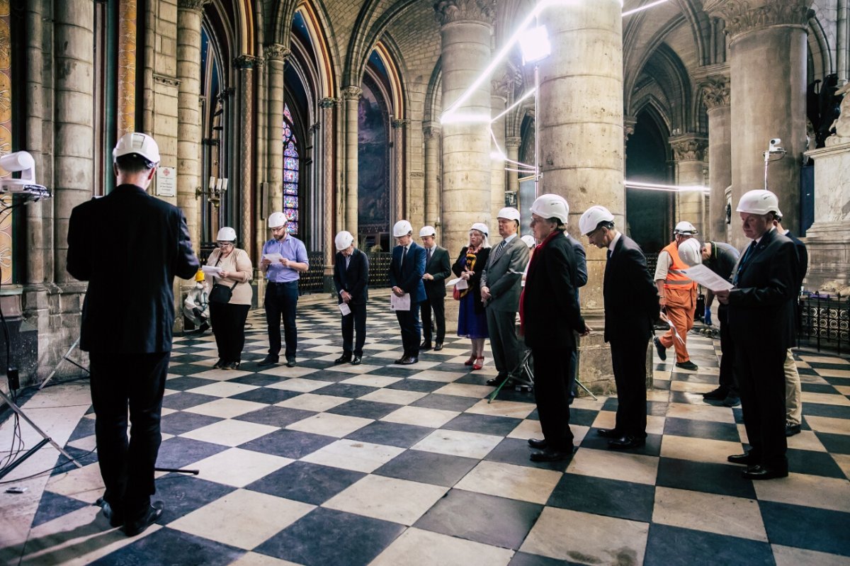 Messe de la Dédicace de la cathédrale Notre-Dame de Paris. © Guillaume Poli / CIRIC.