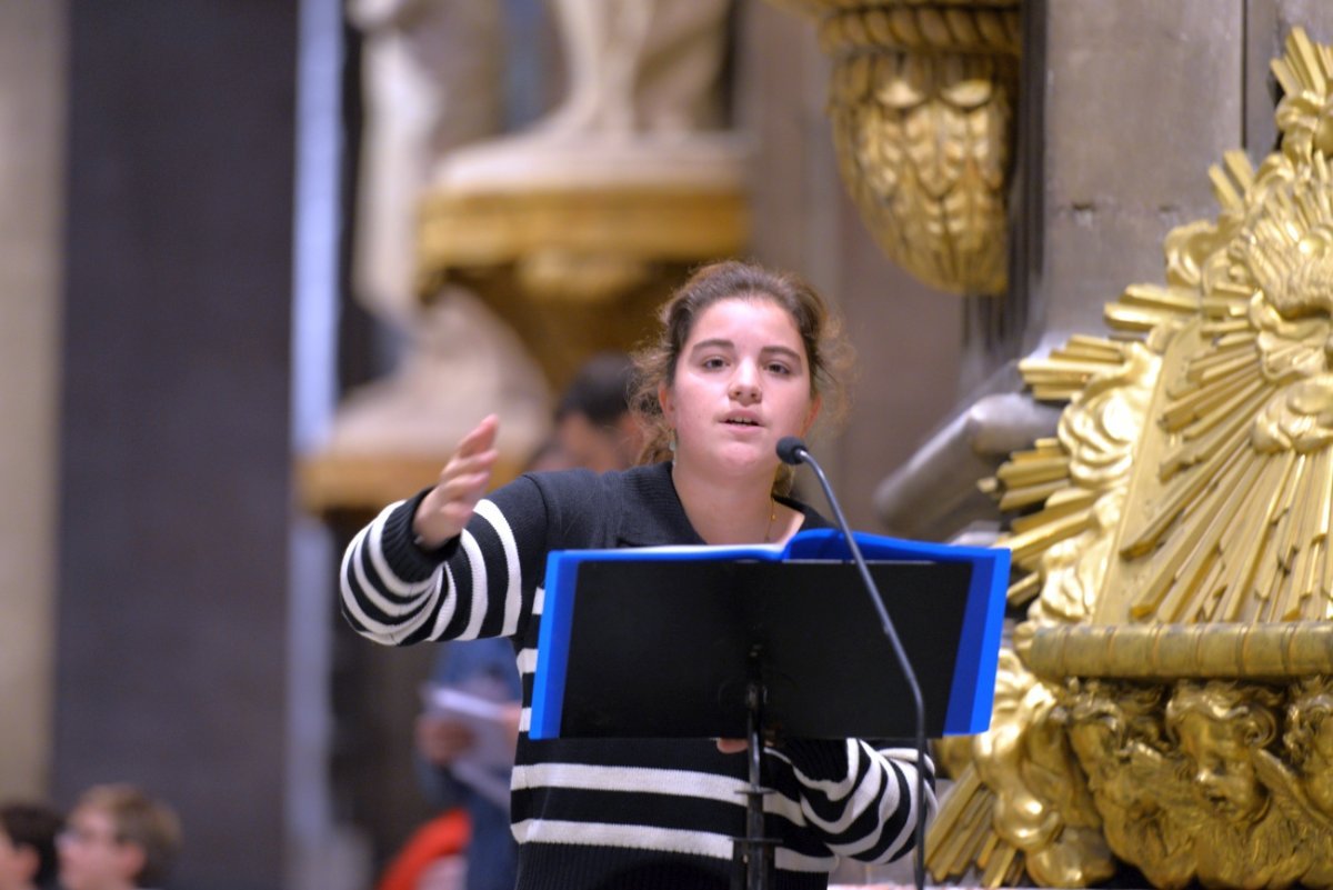 Rassemblement des sixièmes en 2022. © Marie-Christine Bertin / Diocèse de Paris.