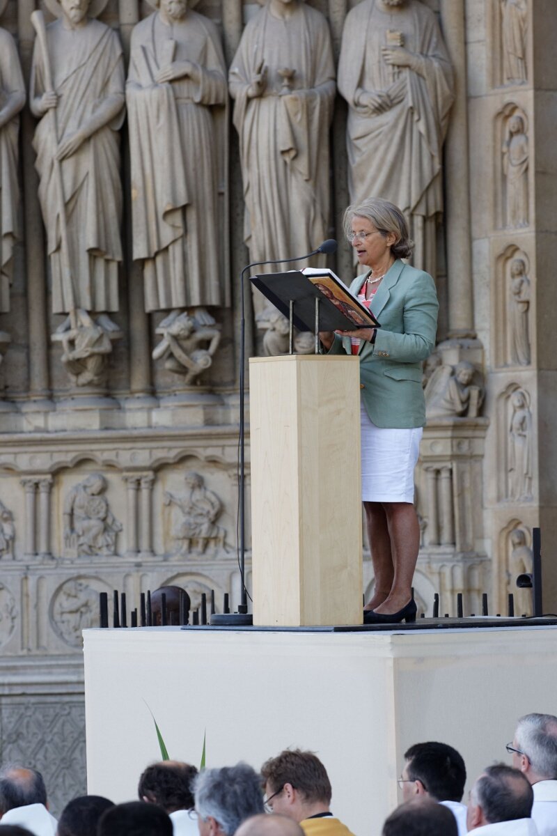 Liturgie de la Parole. © Yannick Boschat / Diocèse de Paris.