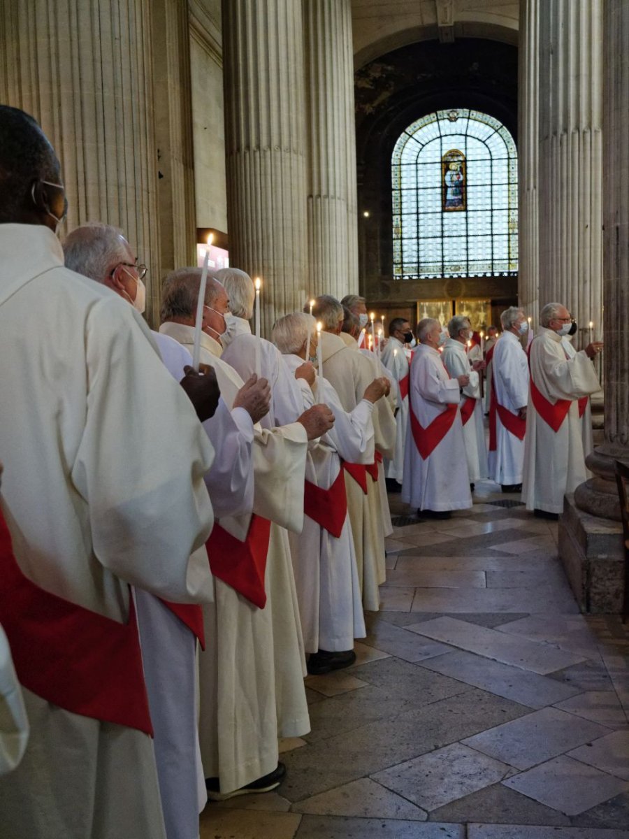 Ordinations des diacres permanents 2021. © Yannick Boschat / Diocèse de Paris.