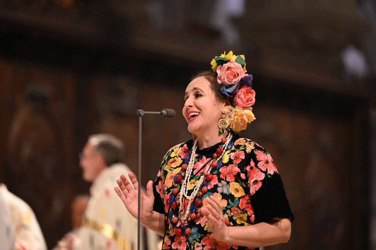 Fête de Notre Dame de Guadalupe 2024. © Marie-Christine Bertin / Diocèse de Paris.
