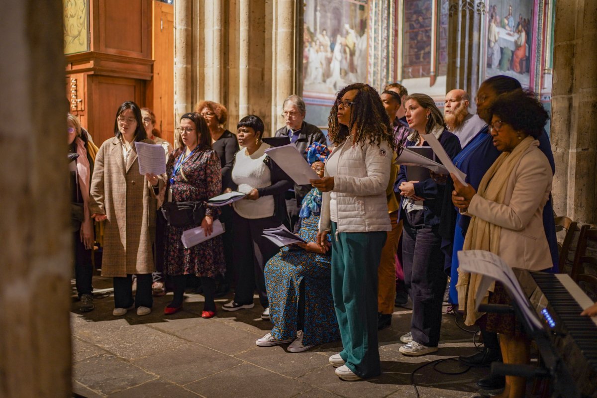 Le Choeur des Fratelli. © Marine Clerc.