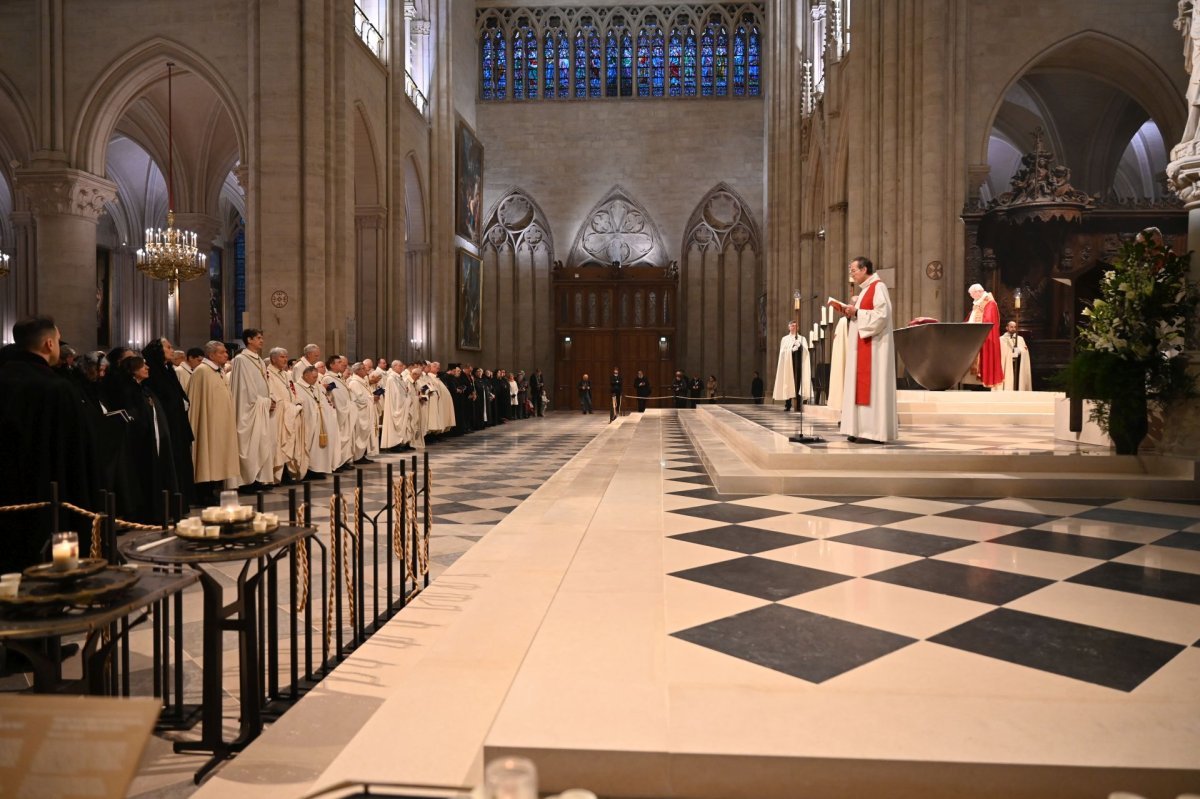 Retour de la Couronne d'épines à Notre-Dame de Paris. © Marie-Christine Bertin / Diocèse de Paris.