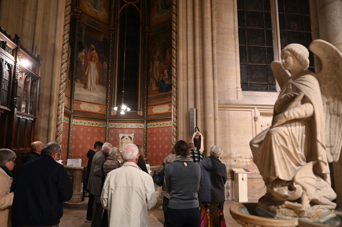 Veillée de l'espérance à la basilique Sainte-Clotilde. © Marie-Christine Bertin / Diocèse de Paris.