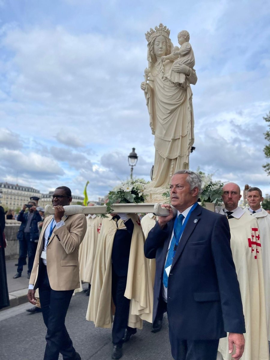 Procession de la Fête de l'Assomption 2023. © André Finot / Diocése de Paris.