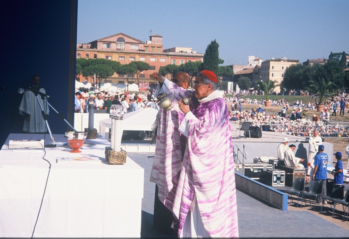 Lors des JMJ à Rome. En août 2000. © D. R..