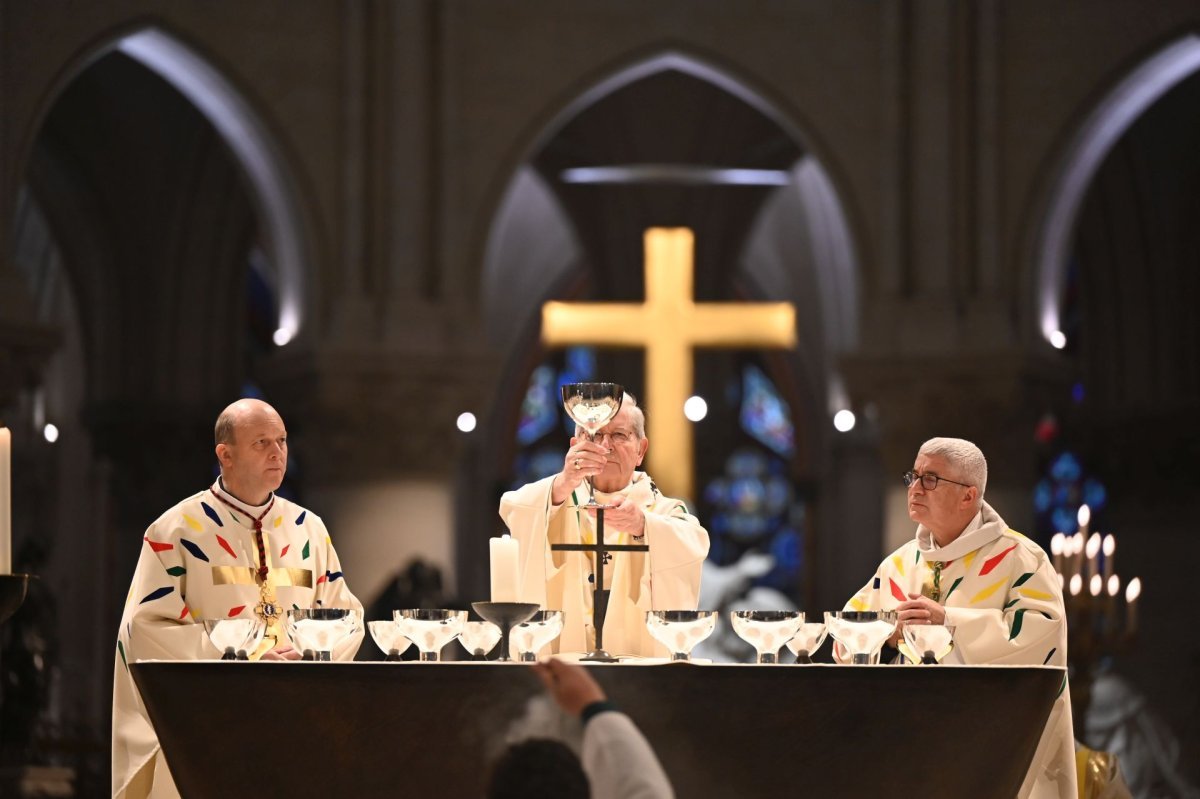 Messe en présence d'associations caritatives et ceux qu'elles (…). © Marie-Christine Bertin / Diocèse de Paris.