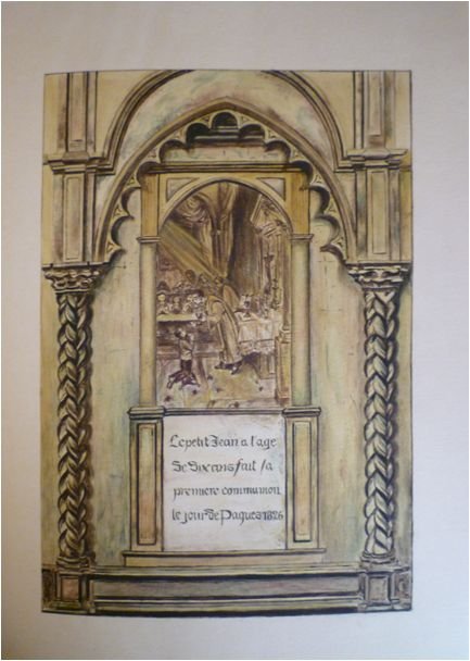 Livre d'or de la construction de l'église Saint-Jean Bosco. © C.D.A.S..