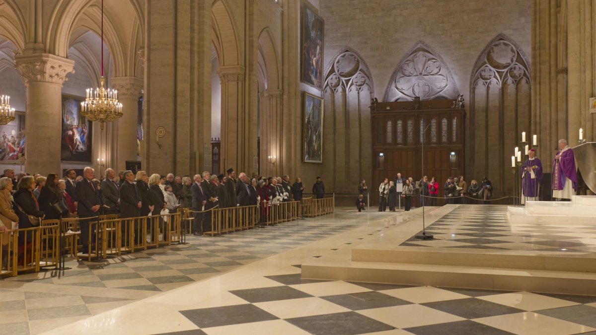 Messe à l'intention du cardinal André Vingt-Trois, archevêque émérite (…). © Yannick Boschat / Diocèse de Paris.