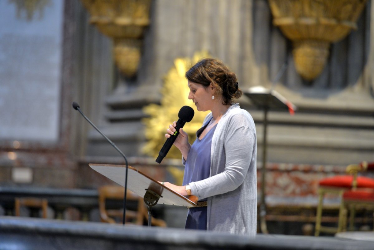Rassemblement de réception des contributions synodales. © Marie-Christine Bertin / Diocèse de Paris.