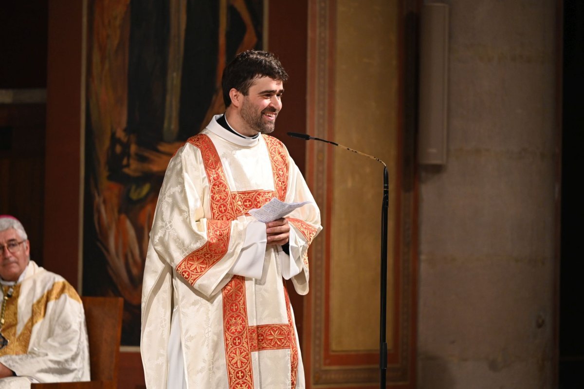 Ordination diaconale en vue du sacerdoce du 20 septembre 2025. © Marie-Christine Bertin / Diocese de Paris.