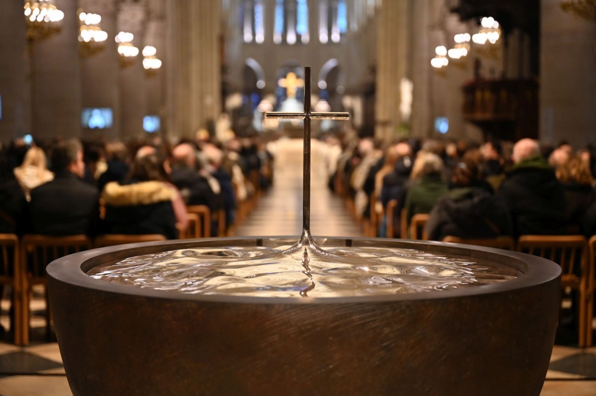 Messe en présence des prêtres et diacres de Paris. © Marie-Christine Bertin / Diocèse de Paris.
