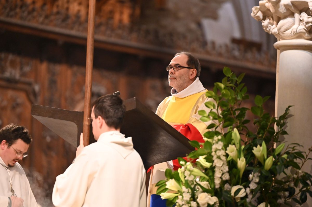 Messe en présence d'associations caritatives et ceux qu'elles (…). © Marie-Christine Bertin / Diocèse de Paris.