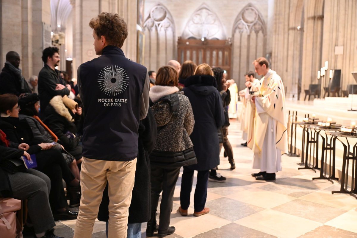 Messe en présence d'associations caritatives et ceux qu'elles (…). © Marie-Christine Bertin / Diocèse de Paris.