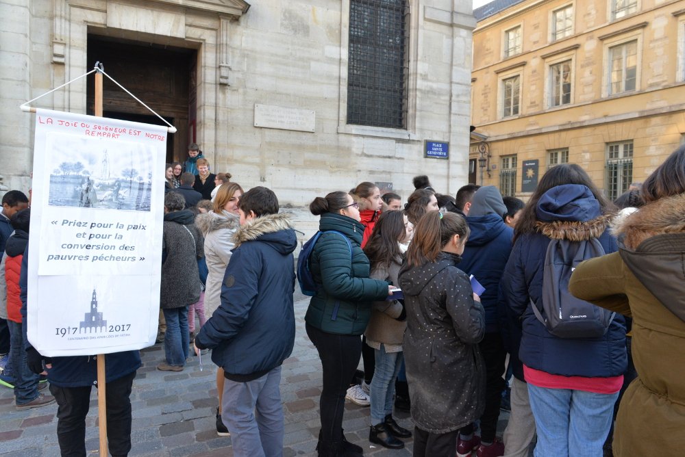 Rassemblement des sixièmes 2017 - jeu de piste 2. © Marie-Christine Bertin/Diocèse de Paris.